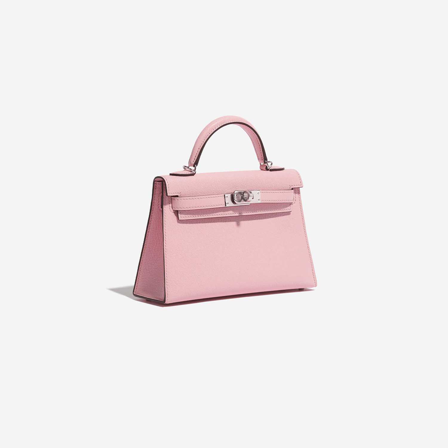 Hermès Kelly Mini RoseSakura Side Front  | Sell your designer bag on Saclab.com