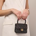 Chanel TimelessHandle Small Black Sizes Worn | Sell your designer bag on Saclab.com
