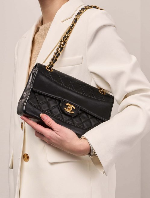 Chanel Timeless Small Black Sizes Worn | Sell your designer bag on Saclab.com