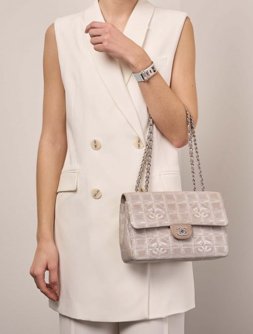 Chanel Timeless Medium Beige Sizes Worn | Sell your designer bag on Saclab.com