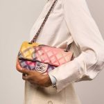 Chanel Timeless MiniRectangular Multi-colour Sizes Worn | Sell your designer bag on Saclab.com
