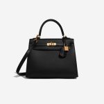 Hermès Kelly 25 Black Front | Vendez votre sac de créateur sur Saclab.com