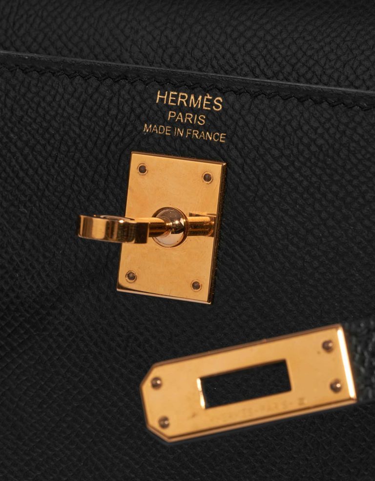 Hermès Kelly 25 Black Logo  | Sell your designer bag on Saclab.com