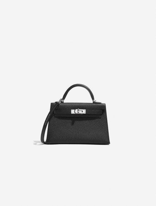 Hermès Kelly Mini Black Front  | Sell your designer bag on Saclab.com