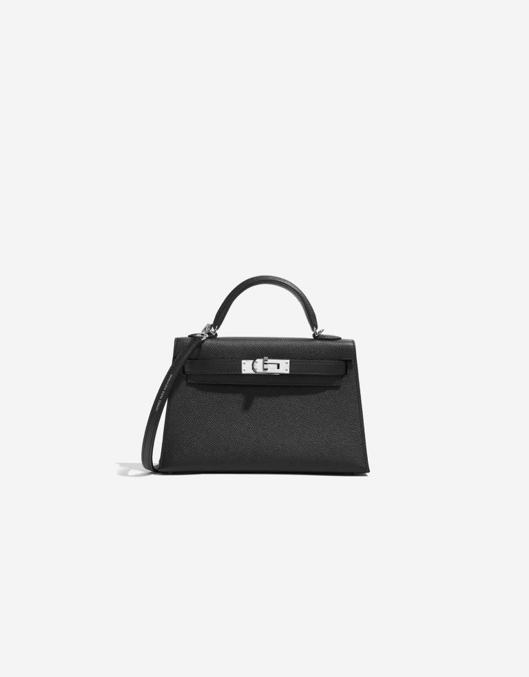 Hermès Kelly Mini Black Front  | Sell your designer bag on Saclab.com