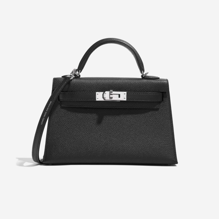 Hermès Kelly Mini Black Front  | Sell your designer bag on Saclab.com