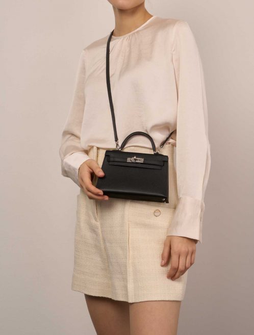 Hermès Kelly Mini Black D8 | Sell your designer bag on Saclab.com