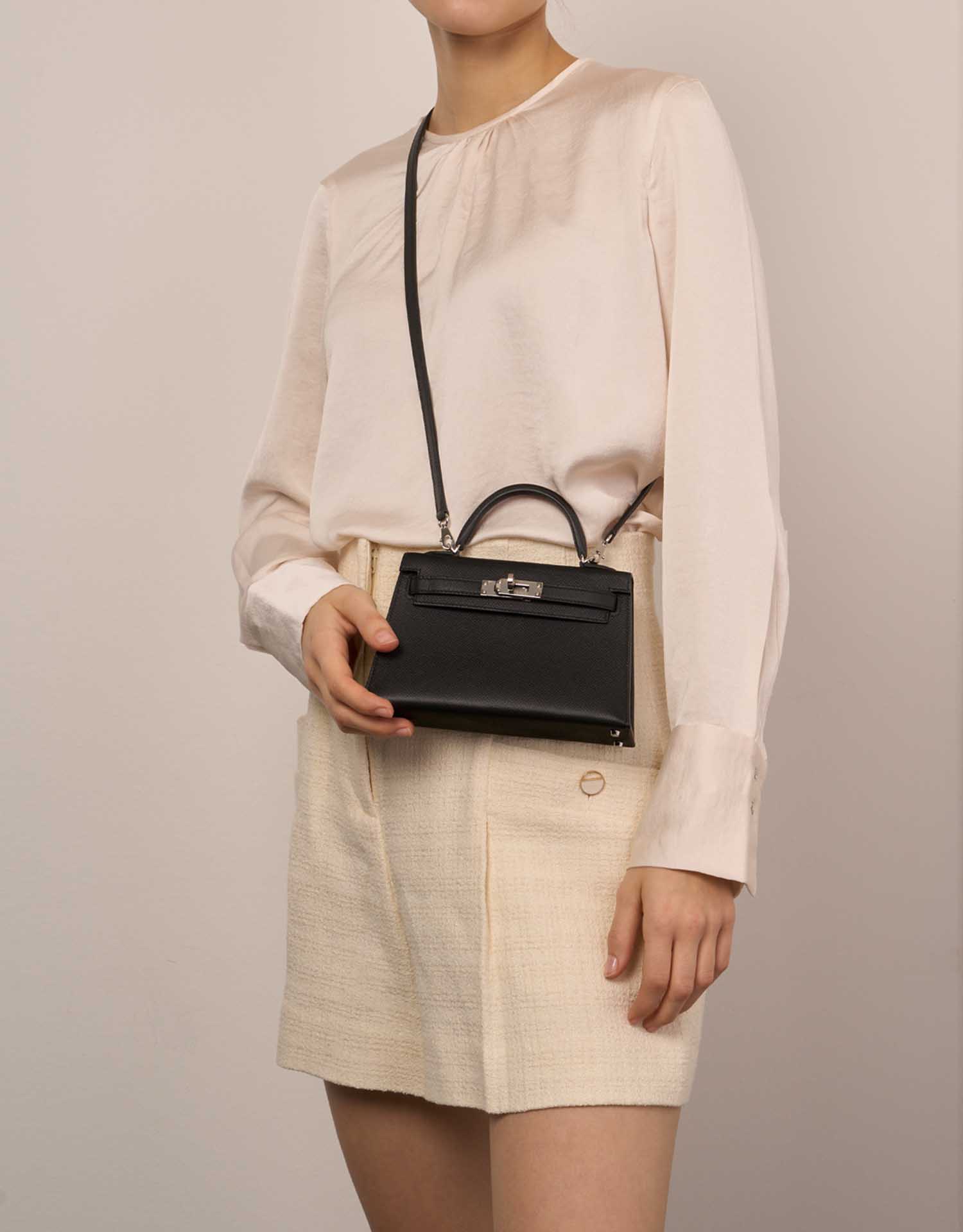 Hermès Kelly Mini Schwarz D8 | Verkaufen Sie Ihre Designer-Tasche auf Saclab.com
