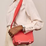 Hermès Geta OneSize RoseTexas Sizes Worn | Sell your designer bag on Saclab.com