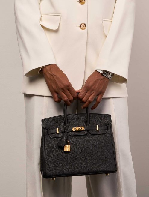 Hermès Birkin 25 Black Sizes Worn | Sell your designer bag on Saclab.com