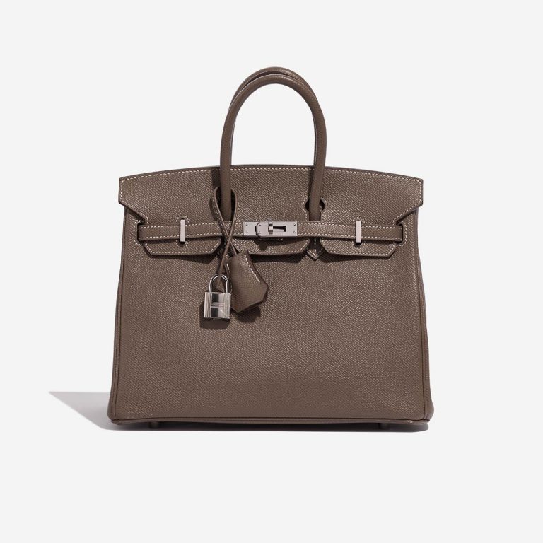 Hermès Birkin 25 Etoupe Front  | Sell your designer bag on Saclab.com