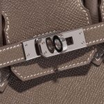 Hermès Birkin 25 Etoupe Closing System  | Sell your designer bag on Saclab.com