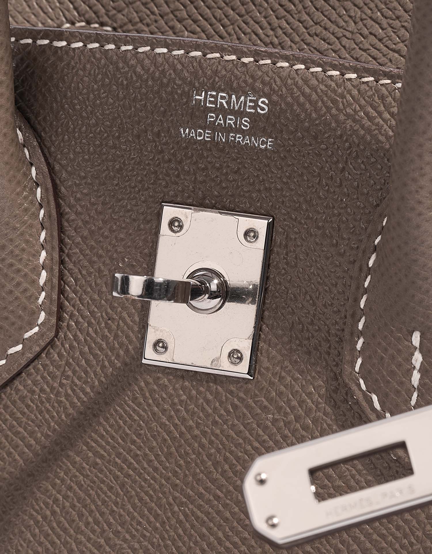 Hermès Birkin 25 Etoupe Logo  | Sell your designer bag on Saclab.com