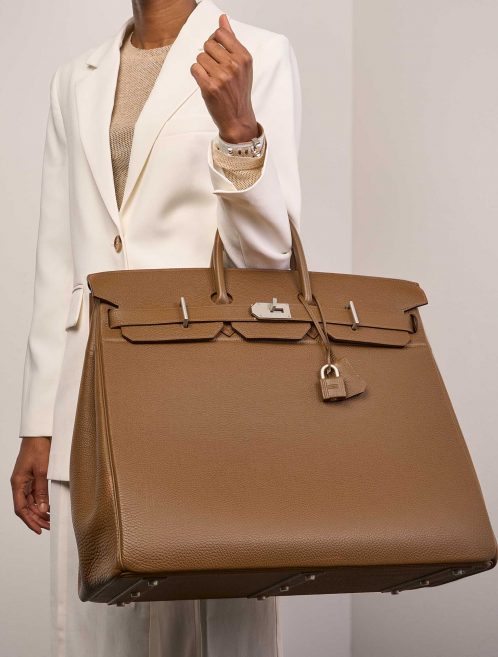 Hermès HautÀCourroies 50 Alezan Sizes Worn | Sell your designer bag on Saclab.com
