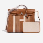 Hermès Herbag 39 Fauve-Ecru-Beige Front  | Sell your designer bag on Saclab.com