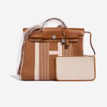 Hermès Herbag 39 Fauve-Ecru-Beige Front  | Sell your designer bag on Saclab.com