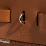 Hermès Herbag 39 Fauve-Ecru-Beige Logo  | Sell your designer bag on Saclab.com