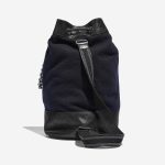 Chanel Backpack Blue-Black Back  | Sell your designer bag on Saclab.com