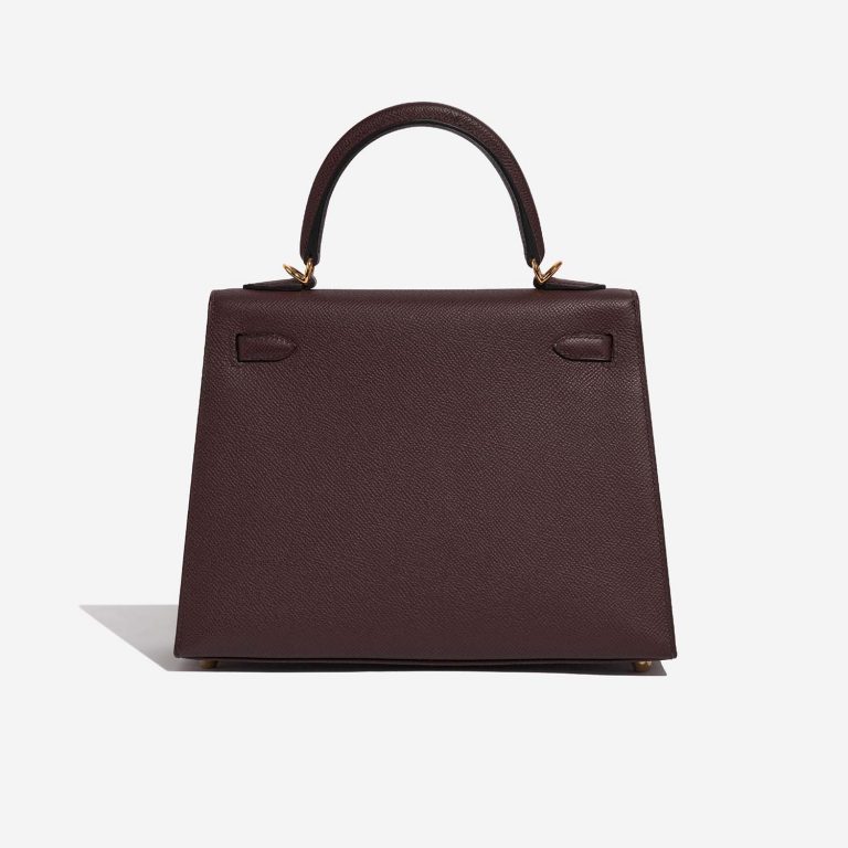 Hermès Kelly 25 RougeSellier Back  | Sell your designer bag on Saclab.com