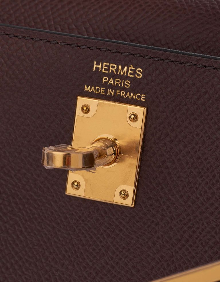 Hermès Kelly 25 RougeSellier Logo  | Sell your designer bag on Saclab.com