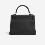 Hermès Kelly 28 Black-Trench Back  | Sell your designer bag on Saclab.com
