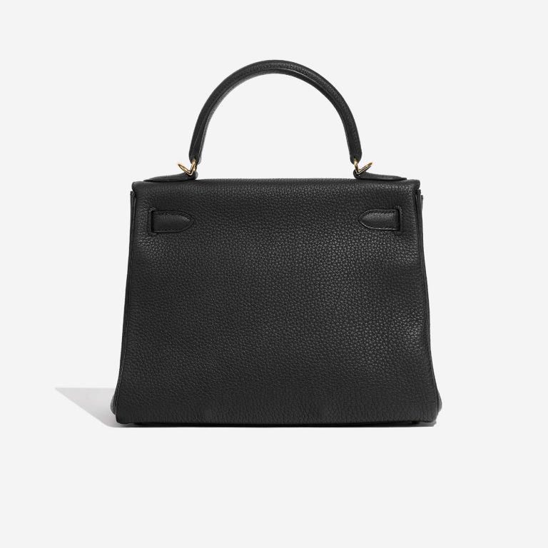 Hermès Kelly 28 Black-Trench Back  | Sell your designer bag on Saclab.com