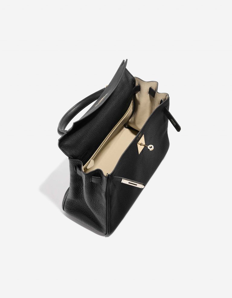 Hermès Kelly 28 Black-Trench Inside  | Sell your designer bag on Saclab.com