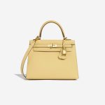 Hermès Kelly 25 JaunePoussin Front | Verkaufen Sie Ihre Designertasche auf Saclab.com