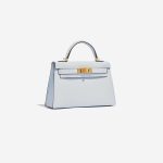 Hermès Kelly Mini BleuBrume Side Front  | Sell your designer bag on Saclab.com