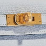 Hermès Kelly Mini BleuBrume Closing System  | Sell your designer bag on Saclab.com