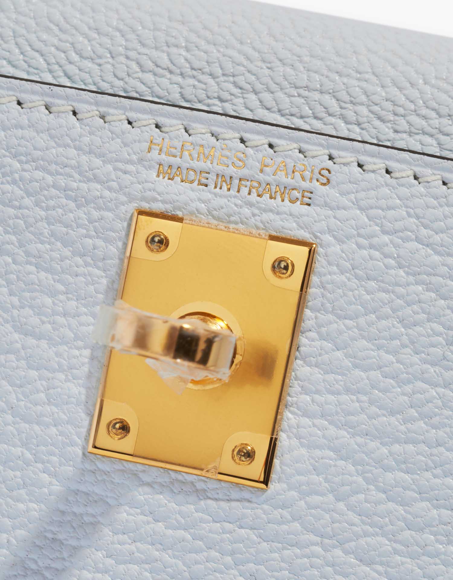Hermès Kelly Mini BleuBrume Logo | Verkaufen Sie Ihre Designertasche auf Saclab.com