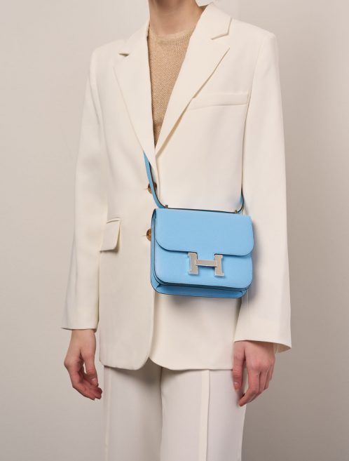 Hermès Constance 18 Celest Sizes Worn | Sell your designer bag on Saclab.com