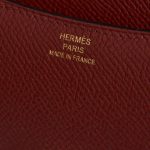Hermès Constance 18 RougeGrenat Logo  | Sell your designer bag on Saclab.com