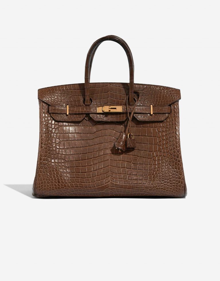 Hermès Birkin 35 MarronDInde Front | Verkaufen Sie Ihre Designertasche auf Saclab.com