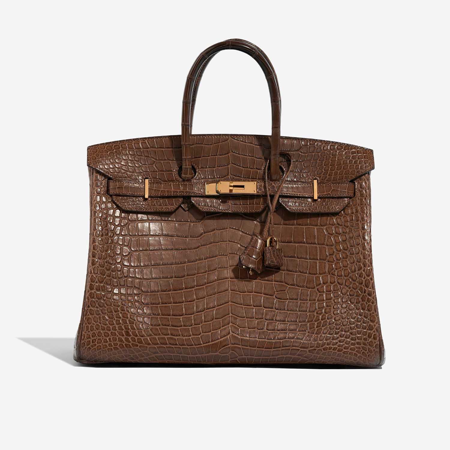 Hermès Birkin 35 MarronDInde Front | Vendez votre sac de créateur sur Saclab.com