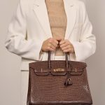 Hermès Birkin 35 MarronDInde Sizes Worn | Sell your designer bag on Saclab.com