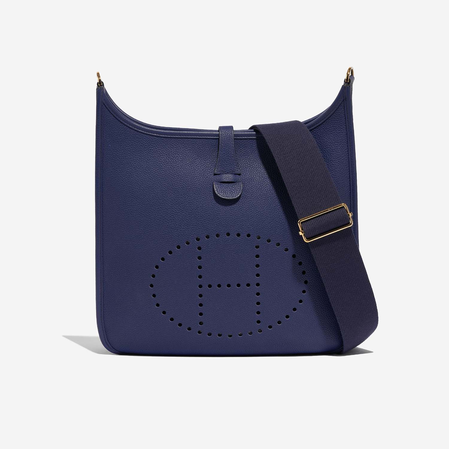 Hermès Evelyne 29 BleuSapphire Front  | Sell your designer bag on Saclab.com