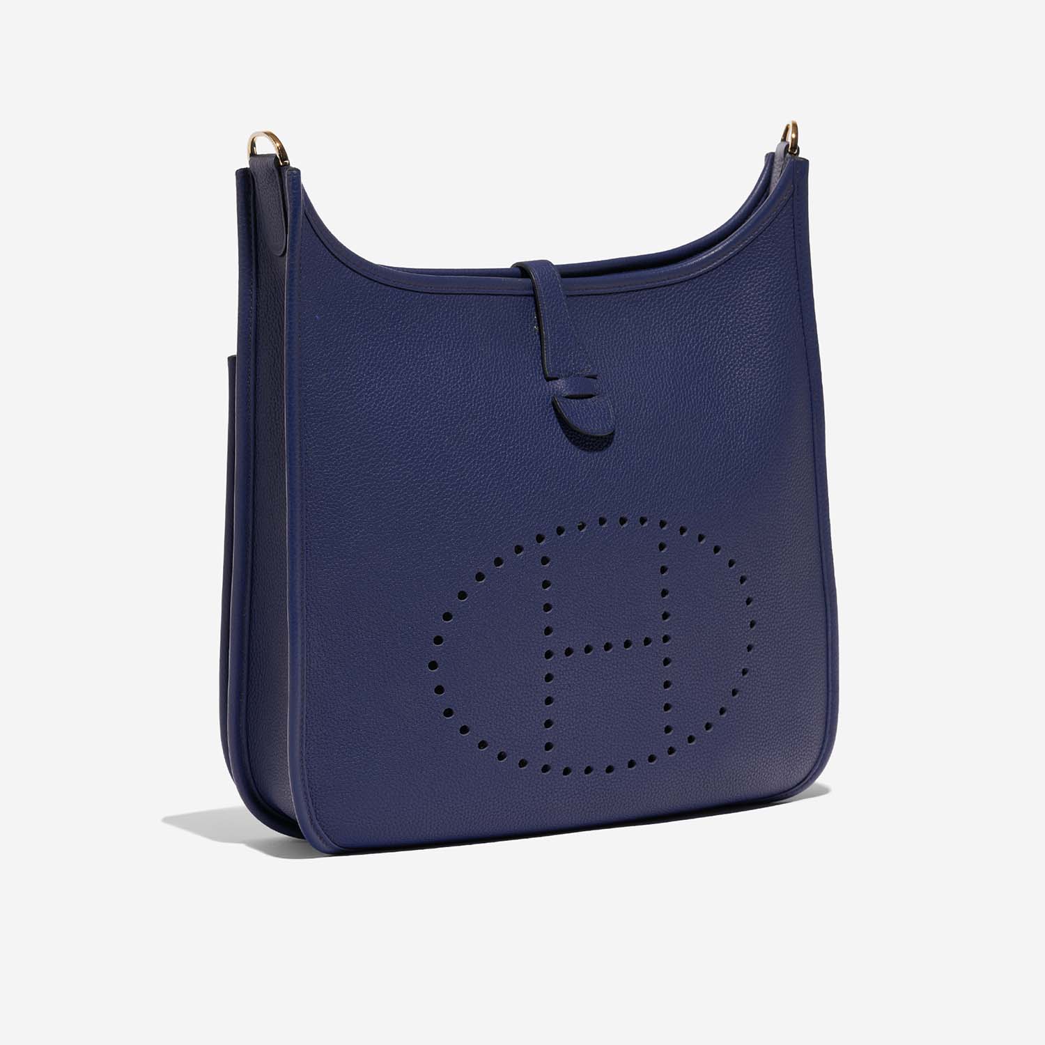 Hermès Evelyne 29 BleuSapphire Side Front  | Sell your designer bag on Saclab.com