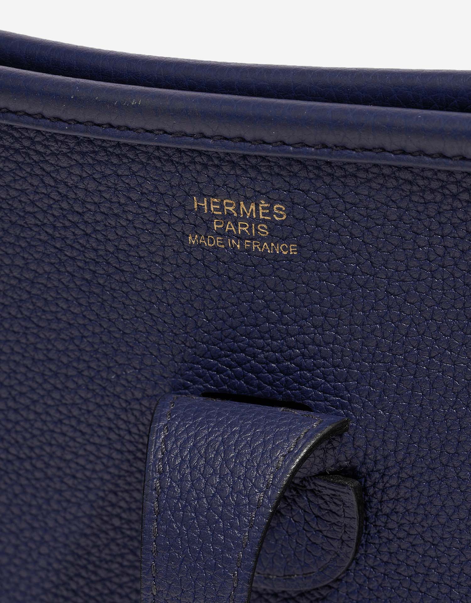 Hermès Evelyne 29 BleuSapphire Logo | Vendre votre sac de créateur sur Saclab.com