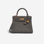 Hermès Kelly 25 GrisMeyer Front | Vendre votre sac de créateur sur Saclab.com