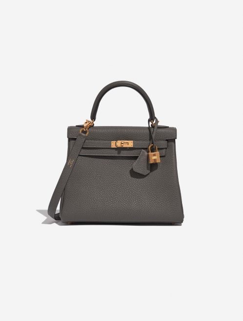 Hermès Kelly 25 GrisMeyer Front  | Sell your designer bag on Saclab.com
