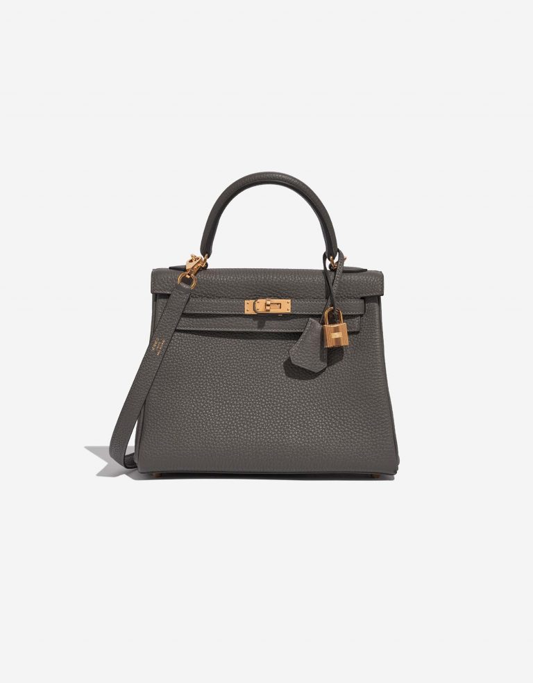 Hermès Kelly 25 GrisMeyer Front  | Sell your designer bag on Saclab.com