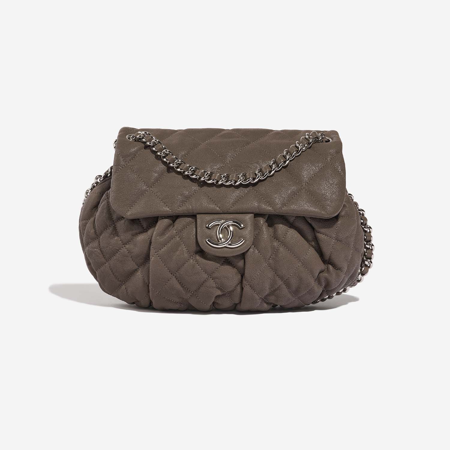 Chanel ChainAround Taupe Front  | Sell your designer bag on Saclab.com