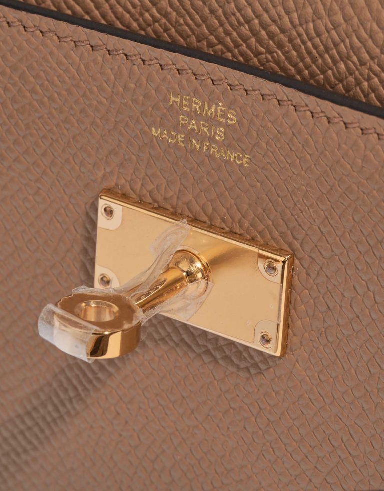 Hermès Kelly ToGo Chai-MauveSylvestre Logo  | Sell your designer bag on Saclab.com