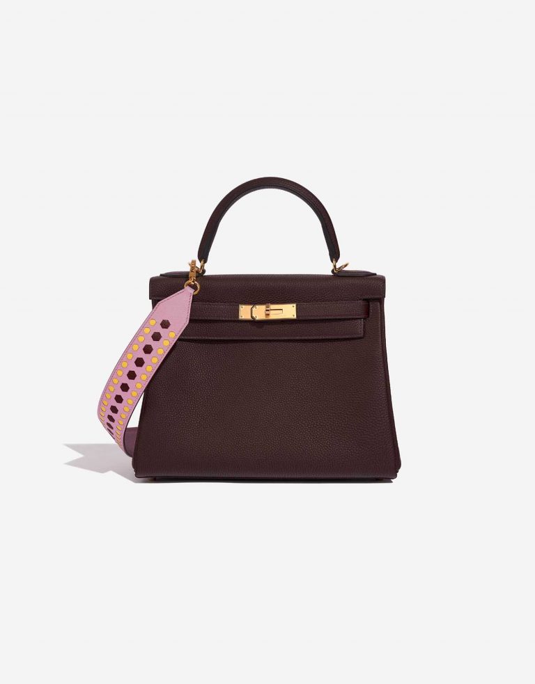 Hermès Strap MauveSylvestre Closing System  | Sell your designer bag on Saclab.com