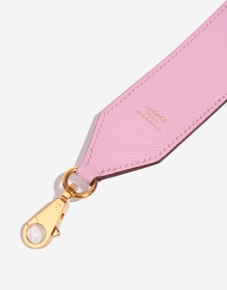 Hermès Strap MauveSylvestre Logo  | Sell your designer bag on Saclab.com