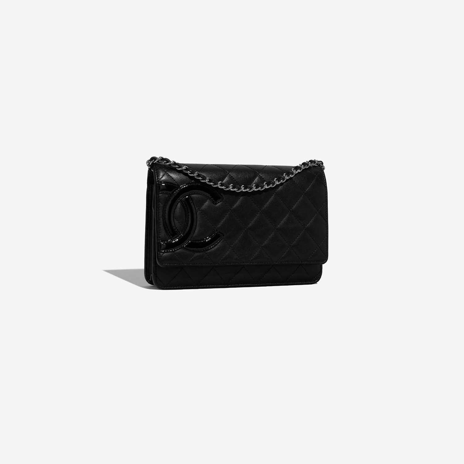 CHANEL Calfskin Quilted Cambon WOC Wallet On Chain