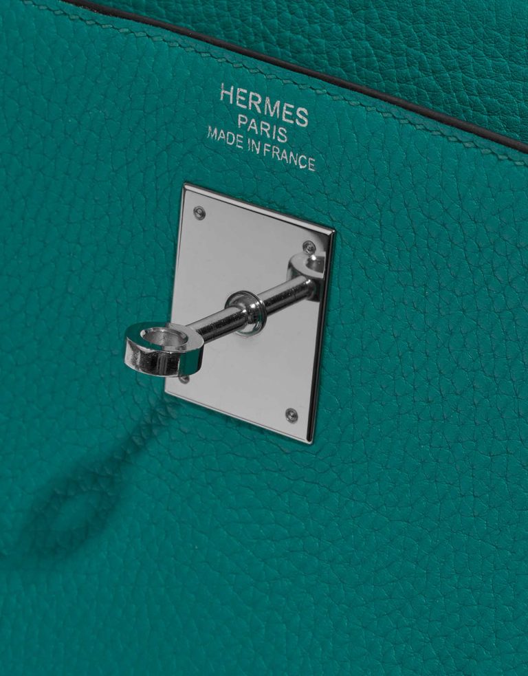 Hermès Kelly 35 BleuPaon Logo  | Sell your designer bag on Saclab.com