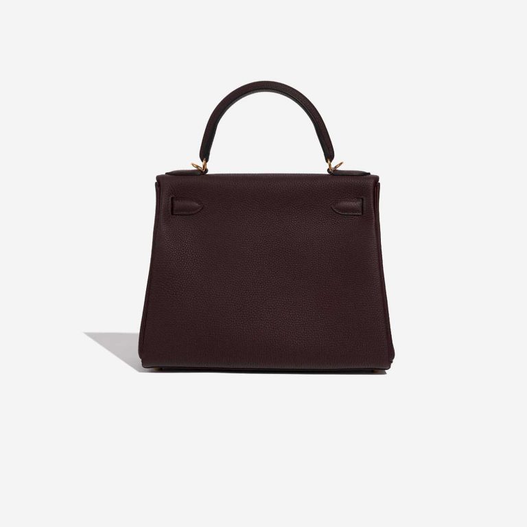 Hermès Kelly 28 RougeSellier Back  | Sell your designer bag on Saclab.com