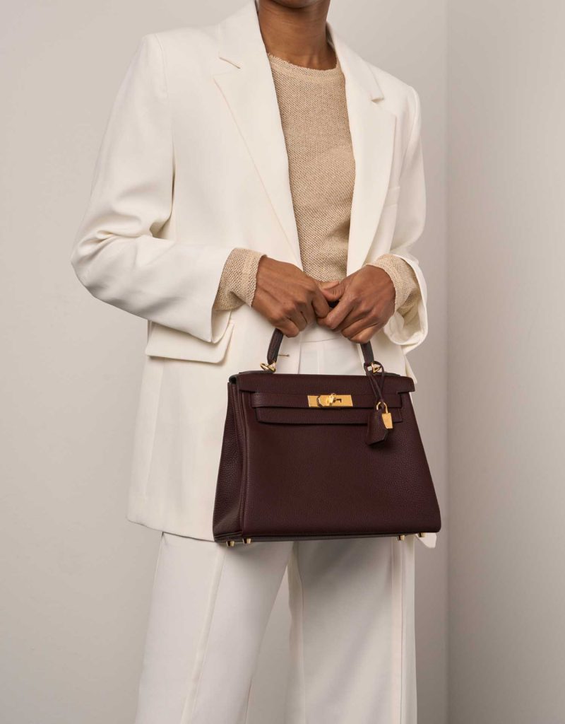 Hermès Kelly 28 Togo Rouge Sellier | SACLÀB